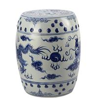 Fine Asianliving Keramische Kruk Keramiek Stoel - thumbnail