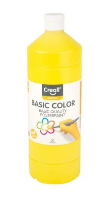 Plakkaatverf creall basic geel 1000ml | 6 stuks Plakkaatverf creall basic geel 1000ml | 6 stuks
