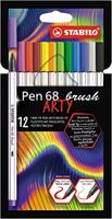 Brushstift stabilo pen 68/12 arty 12st assorti | 6 stuks - thumbnail