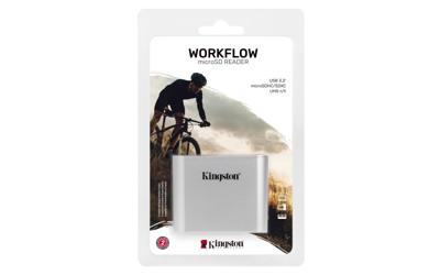 Kingston KINGSTON Externe geheugenkaartlezer / hub USB-A 3.2 Gen 1 Zilver-zwart - thumbnail