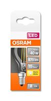 OSRAM HOMELIGHTING 4058075436527 LED-lamp Energielabel E (A - G) E14 Peer 4 W = 40 W Warmwit (Ø x l) 45 mm x 78 mm 1 stuk(s) - thumbnail