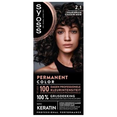 Syoss Color 2-1 Zwart-Bruin