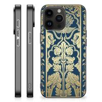iPhone 15 Pro Max Bloemen Hoesje Beige Flowers - thumbnail