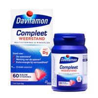 Davitamon Compleet Weerstand Kauwvitamines Aardbei - thumbnail