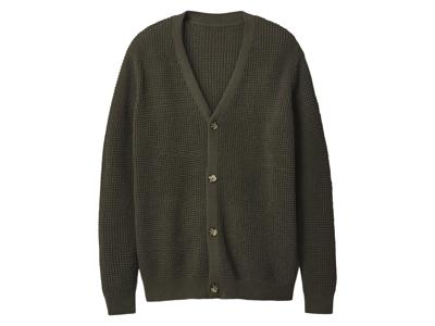 esmara Men Gebreid heren vest (Groen, XL)