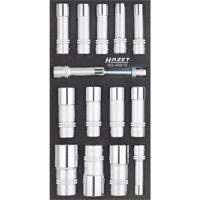 HAZET Dopsleutelset 163-459/15 - 1/2 inch (12,5 mm) vierkant hol - Buiten-zeskant-tractieprofiel - 15-delig - 10 - 32 - thumbnail