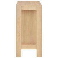 Bartafel met schap 110x50x103 cm eikenkleurig - thumbnail