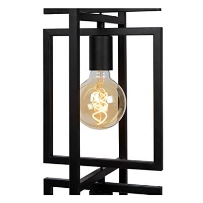Lucide LUUK - Vloerlamp - 3xE27 - Zwart