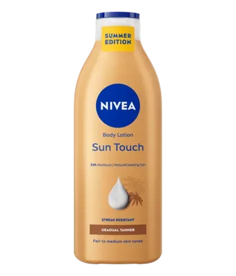 Nivea Nivea Body Lotion Sun Touch zachte bruining 400 ml Nivea Nivea Body Lotion Sun Touch zachte bruining 400 ml