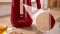 Bosch TWK1M124 Waterkoker Rood - thumbnail
