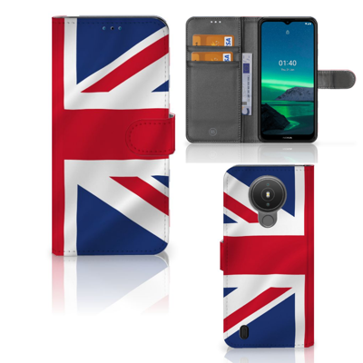 Nokia 1.4 | Bookstyle Case | Groot-Brittannië | Portemonnee hoesje