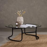 Nohr Ronde Salontafel 'Myron' Glas, 110cm - thumbnail