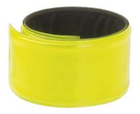 Messingschlager M-wave reflector snapwrap armen en benen geel (2st) - thumbnail