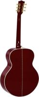 Sigma Guitars GJA-SG200 Translucent Wine Red elektrisch-akoestische westerngitaar met softshell case - thumbnail