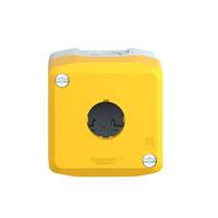 Schneider Electric XALK01 Lege behuizing 1 inbouwplaats (b x h x d) 68 x 68 x 53 mm NOT-HALT Geel, Lichtgrijs 1 stuk(s) - thumbnail