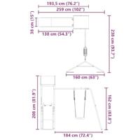Speelhuis massief grenenhout - thumbnail