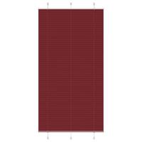 Pliss rolgordijn 110x200cm stofbreedte 109,4cm bordeauxrood - thumbnail