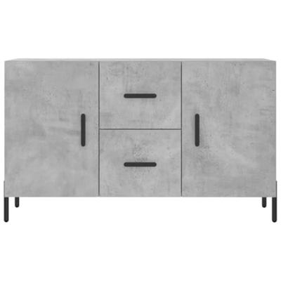 Dressoir 100x36x60 cm bewerkt hout betongrijs Dressoir 100x36x60 cm bewerkt hout betongrijs