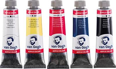 Bruynzeel Van gogh acrylverf primaire mengset, 5x40ml