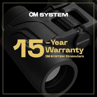 OM SYSTEM verrekijker 10x25 WP II zwart, waterdicht, 15 jaar garantie, 10x vergroting, dioptriecorrectie, hoogwaardige BaK-4 prisma's