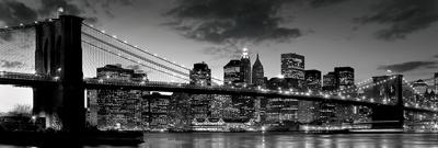 Poster Brooklyn Bridge at Dusk 91,5x30,5cm Poster Brooklyn Bridge at Dusk 91,5x30,5cm