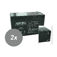 Yanec ups batterij vervangingsset rbc22 (excl. kabels) - thumbnail
