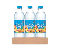Crystal Clear peach pet (6x 50cl) - thumbnail