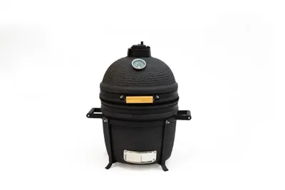 Compact kamado barbecue zwart 16 inch