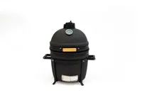 Compact kamado barbecue zwart 16 inch - thumbnail