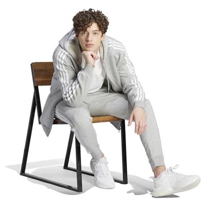 adidas Essentials Fleece Vest Grijs Wit adidas Essentials Fleece Vest Grijs Wit