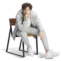 adidas Essentials Fleece Vest Grijs Wit - thumbnail