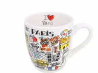 Blond Amsterdam minimok aardewerk paris 8x8.5cm multi - thumbnail