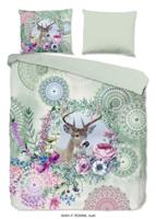 HIP Dekbedovertrek "mandala's en een hert" - Multi - (140x200/220 cm) - Katoen Flanel - thumbnail