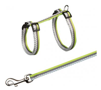 TRIXIE KATTENTUIG MET RIEM FRESHLINE SPOT ASSORTI 27-45X1 CM 120 CM 4 ST