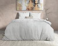 Dreamhouse - Leo Dekbedovertrek Flanel - Wit - 200 x 220 - thumbnail