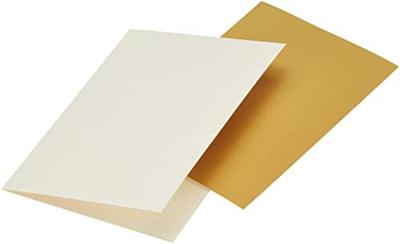 Cricut Gold Holographic Kaartenset Crème, Goudeffect