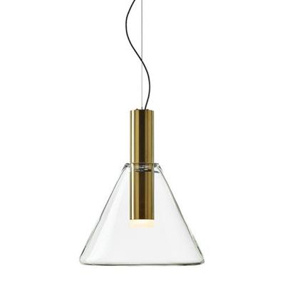 Bomma Phenomena Hanglamp - Cone - Helder - geborsteld goud Bomma Phenomena Hanglamp - Cone - Helder - geborsteld goud