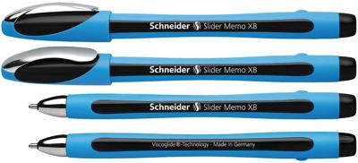 Schneider Schreibgeräte Slider Memo XB 150201 Balpen 0.5 mm Kleur inkt: Zwart 1 stuk(s) Schneider Schreibgeräte Slider Memo XB 150201 Balpen 0.5 mm Kleur inkt: Zwart 1 stuk(s)