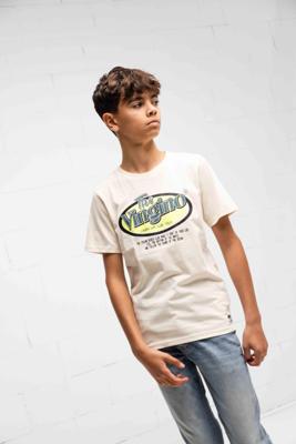 Vingino Hebor T-Shirt Kids Gebroken Wit - Maat 116 - Kleur: Wit | Soccerfanshop