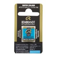 Rembrandt Aquarelverf Napje - Kobalt-Turkooisblauw #586 - thumbnail