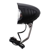 Falkx Koplamp er9a naafdynamo zwart - thumbnail