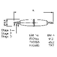 Bulgin FX0285 FX0285 Zekeringhouder Geschikt voor Buiszekering 6.3 x 25 mm 10 A 50 V/AC 1 stuk(s) - thumbnail