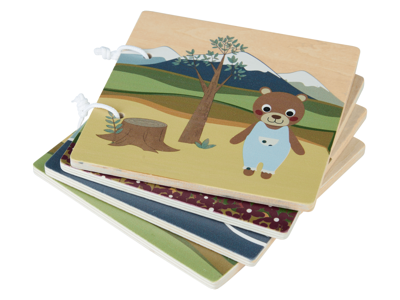 lupilu Houten motoriek speelgoed (Houten boekje)