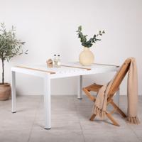 Nohr Tuintafel 'Lynnetta' 150 x 90cm, kleur Wit - thumbnail