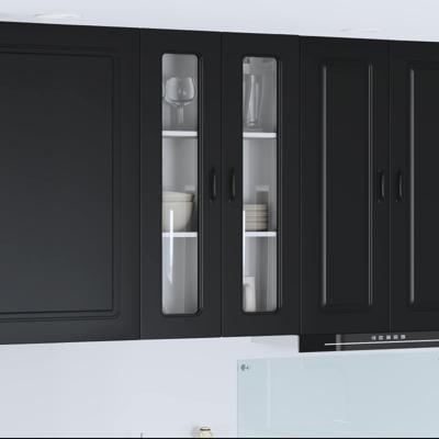 Keukenkast Kalmar Zwart 60 x 31 x 100 cm Bewerkt hout