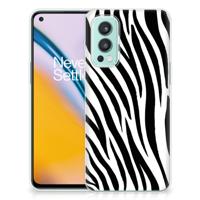 OnePlus Nord 2 5G | TPU Hoesje | Zebra - thumbnail