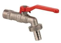 Kirchhoff Messing kogelkraan, vernikkeld, 3/4"ET x 1"ET x 3/4"mondstuk - 986189048 - thumbnail
