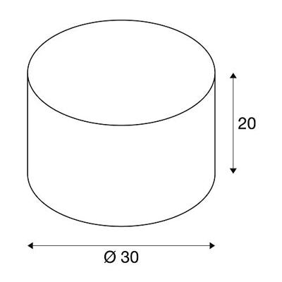 SLV Fenda 155582 Lampenkap Wit
