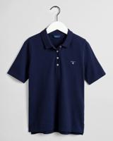 Gant Pique (XL) Poloshirt Kraag met knoopjes Korte mouw Katoen - thumbnail