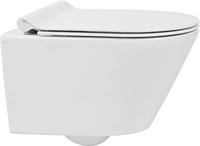 Ben Stelvio hangtoilet compact 36x50x34,5cm met Xtra glaze+ en Free flush wit - thumbnail